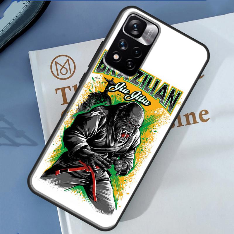 Judo Jiu Jitsu BJJ Case For Xiaomi Redmi Note 12 11 10 9 8 Pro Cover For Redmi Note 10S 11S 10A 10C 9A 9C 12C 9T