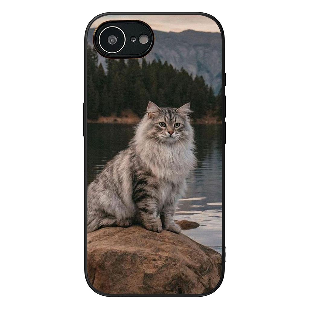 Cover for Samsung Galaxy A25 A37 A57 A12 A14 A31 A41 A50 A51 A70 A71 A72 A21S A04 M15 Note 20 9 8 10 Phone Case Cat Meow Cute