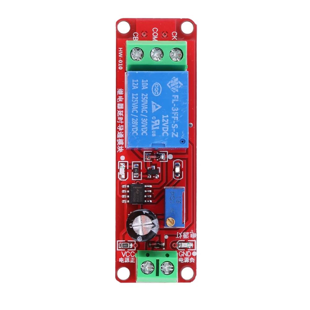 Adjustable NE555 Timer Control Switch Module for Car Relays Delays from 0 to 10 Seconds for Arduino Projects