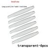 8Pcs Large/Small Size Car Bumper Protector Strip Guard Corner Protection Strips Scratch Protector Crash Blade Anti-Collision
