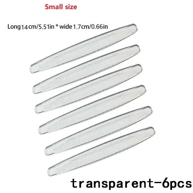 8Pcs Large/Small Size Car Bumper Protector Strip Guard Corner Protection Strips Scratch Protector Crash Blade Anti-Collision