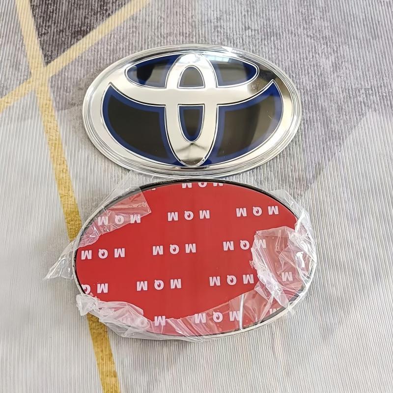 Para Corolla Azul Emblema de Rejilla Delantera Radar OEM 90975-02136 90975-C2029 para Toyota Corolla Híbrido 2019-2022 Emblema Frontal de Coche