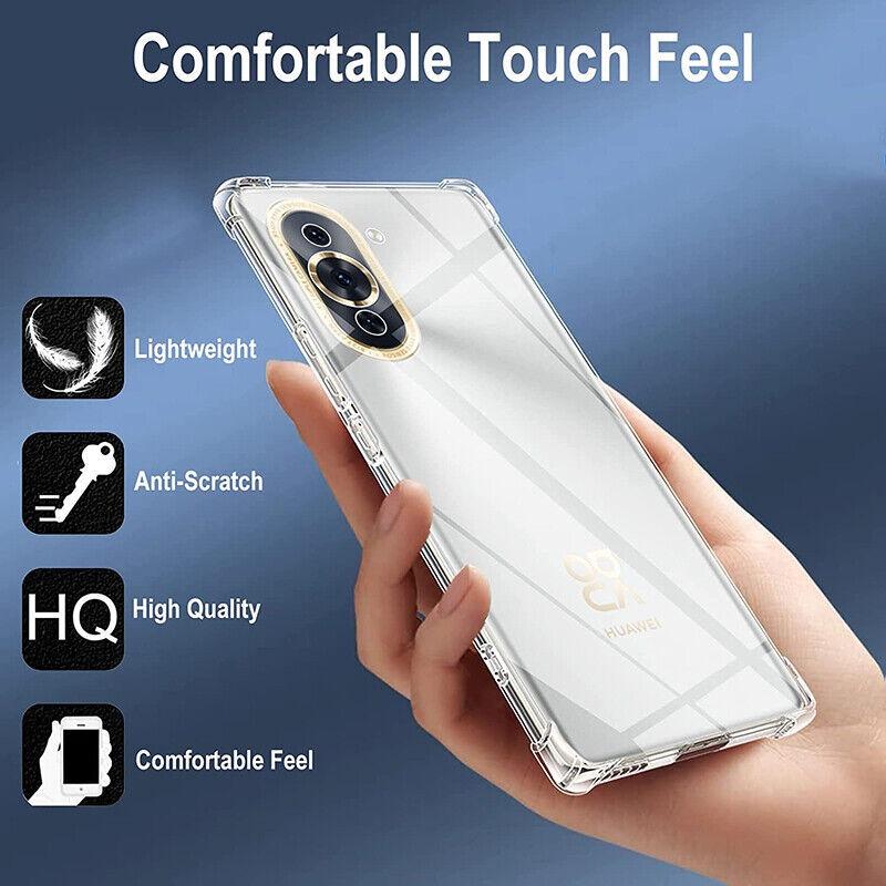 Transparent TPU Case for Huawei Nova 13 Pro Nova 12i 12S 12 SE 11 11i Protective Cover Shockproof Bumper Coque Fundas