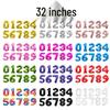 32-inch US Digital Floating Aluminum Foil Balloon - Gold, Silver & Rose Gold Birthday Party Decoration