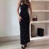 Black Pearl Spaghetti Strap Dress - Sexy European and American Style Women's Wear