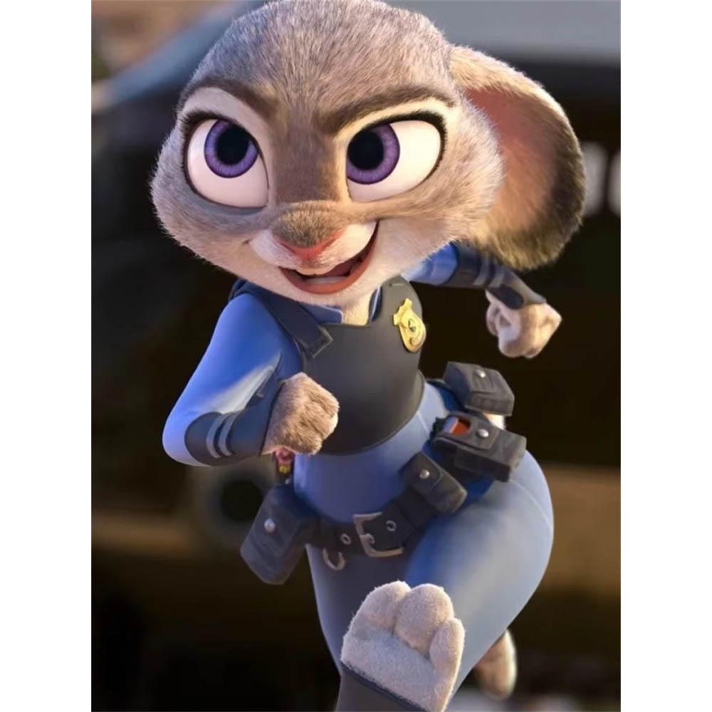 Disney Zootopia Judy Nick 5D Diamantové malování Plné diamantů DIY Ručně vyráběné diamantové malování Kreslený dekorativní malířský set