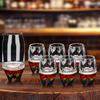 Baijiu Cup Household Creative Spirits Cup Transparent Glass One Mug Small Wine Glass One or Two Glasses Wine Dispenser