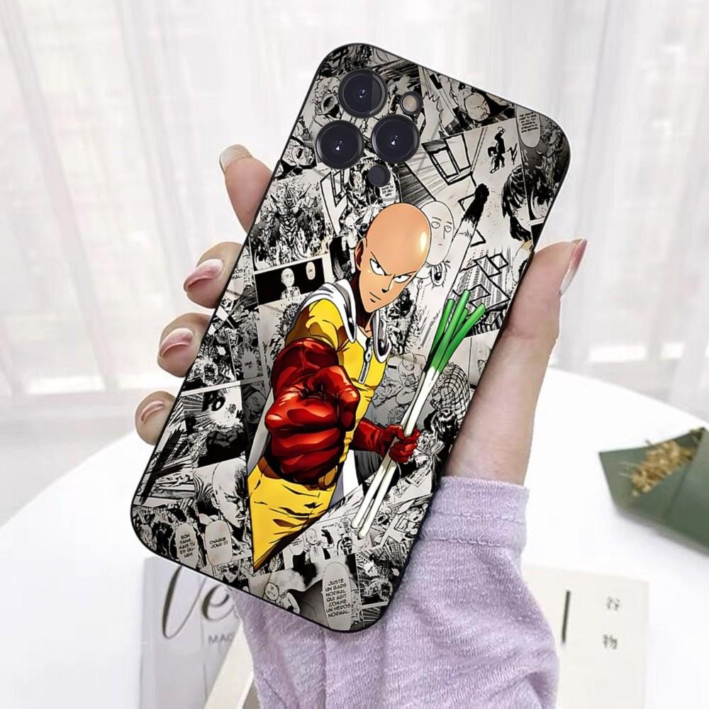 One Punch Man Phone Case For IPhone 16 15 14 11 12 13 Mini Pro XS Max Cover 6 7 8 Plus X Funda Shell