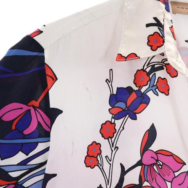 Coccapani Made In Italy Long Sleeve One Piece M White X Pink Women Used