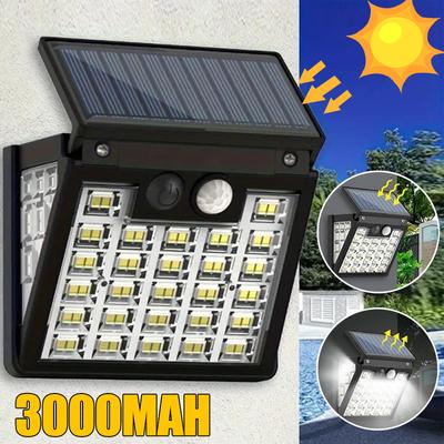 3000mAh Menschlicher Körper Automatische Induktion Nachtlicht Solar Lade Garten Im Freien Kleine Wand Lampe Beleuchtung Wasserdichte Grade Straße Lampe