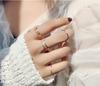 Fashion Frosted Scrub Rings Women Rose Gold/Silver Finger Ring 2/4/6/8mm Mens Wedding Jewelry Simple Stainless Steel/Multicolor