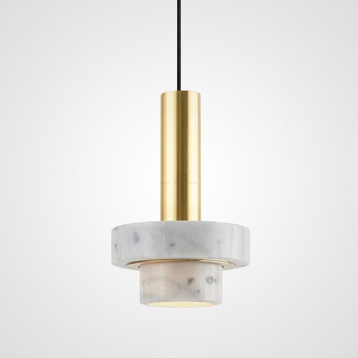 Nordic Marble Pendant Lamp for Restaurant, Bar, or Bedroom Decor Warm Light