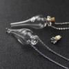 Collana con Bottiglia Magica Vintage Fai da Te Tappo Sughero Pozione Goccia d'Acqua Portafortuna Amuleto Catena per Maglione Gioielli alla Moda Regalo per Ragazze