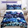 3pcs Gojo Satoru Pattern Bedding Set Duvet Cover Set Includes Duvet Cover &pillowcases, Perfect All Season Bedroom Decoration & Gift