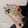 Three Dimensional Funny Frog 15promax IPhone Case Iphone14 Metal Silver 16 Wave 11 Suitable for 13 Soft