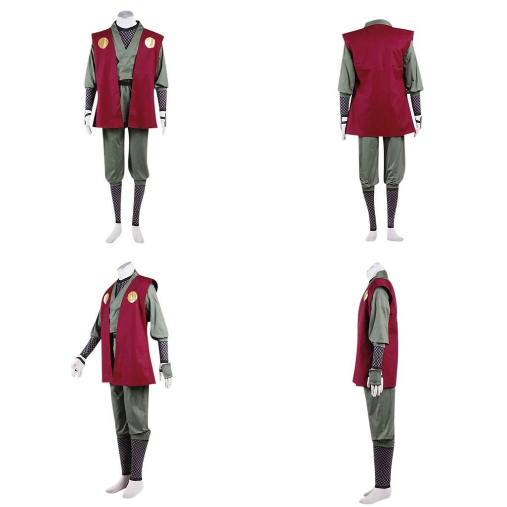Naruto Jiraiya Anime Cosplay Suit With Traditional Design For Halloween Cosplay Events