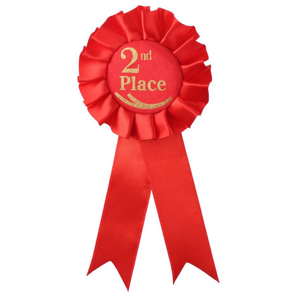 Ribbon Award Set Rosette Ribbon Prize Ribbon 1st 2nd 3rd Place Medals Blue/Red/White Honorable Ribbon Badge Recognition Ribbons