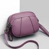 Retro Sewing Line PU Zipper Shoulder Bags for Women  Versatile Style  Young Crossbody Bags  Fashion  New