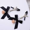 SM Adjustable Nipple and Breasts Clamps with Bow Tie for Couples
