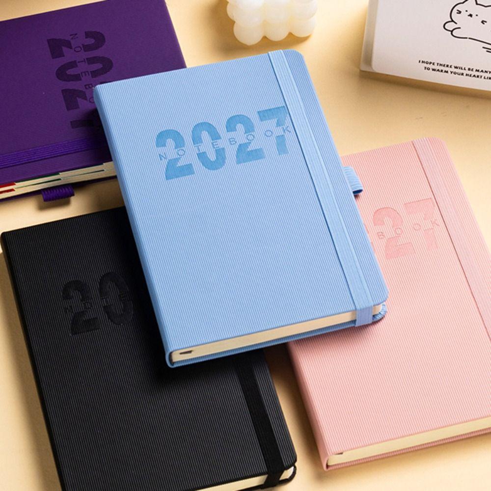 365 Days 2027 Planner A5 Agenda Book Portable English Planner  Students