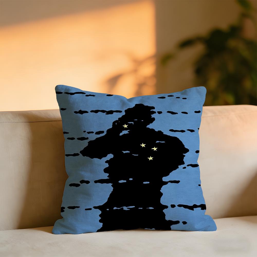 

Starry Sea Special Cushion Cover Cozy Velvet Throw PillowSoft Warm Cushion For Sofa Bed 30x30 cm