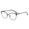 New Metal Anti Blue Light Glasses Flat Lens Eyeglasses Frames Women Men Fashion Luxury Brand Eyewear Glasses Frame