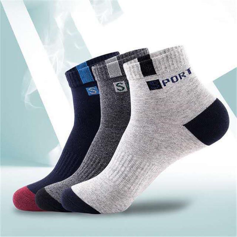 5 Paar Herrensocken Sport Business Langlebige Nähte Feste Socken Mann Dehnbar Hervorragende Qualität Atmungsaktive Gemütliche Socken
