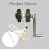 Patio Umbrella Crank Handle Cantilever Parts Manual Portable Ergonomic Rocking