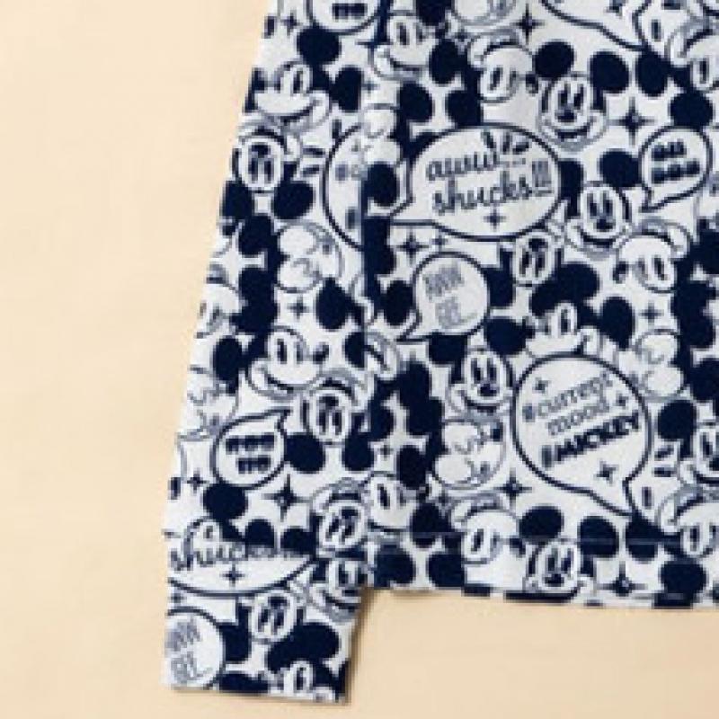 Daiso Disney Mickey Mouse Kids Underwear Top Blue M