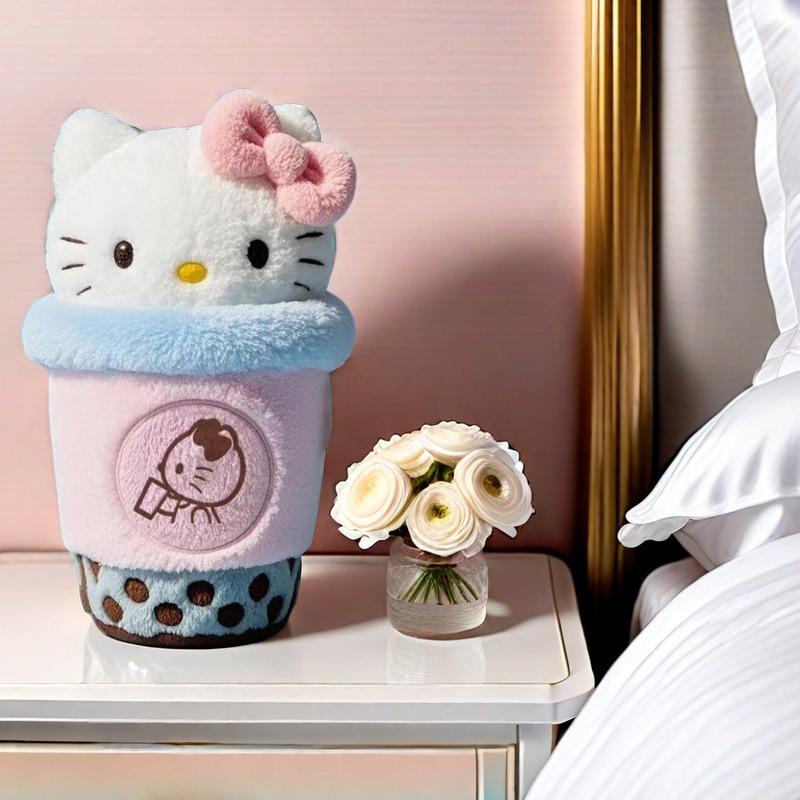 Милая Плюшевая Кукла Hello Kitty x Heytea - Креативный Совместный Подарок 18cm