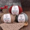 Merino Wool Yarn for DIY Knitting - Morandi Colors, Medium Thickness, Perfect for Hand-Knitted Hats.
