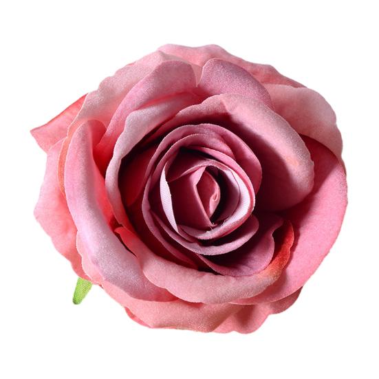 Artificial Rose Flower Heads 2.3" Fake Silk Rose Heads for Wedding Centerpieces Bridal Bouquets DIY Floral Crafts