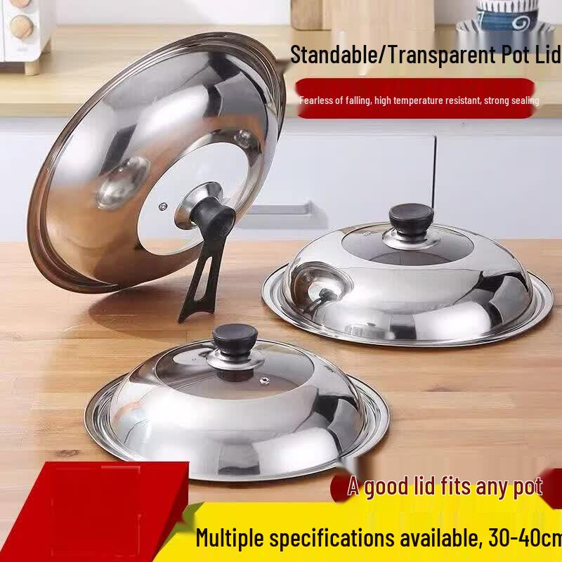 OEING Stand-up Visual Stainless Steel Pot Lid