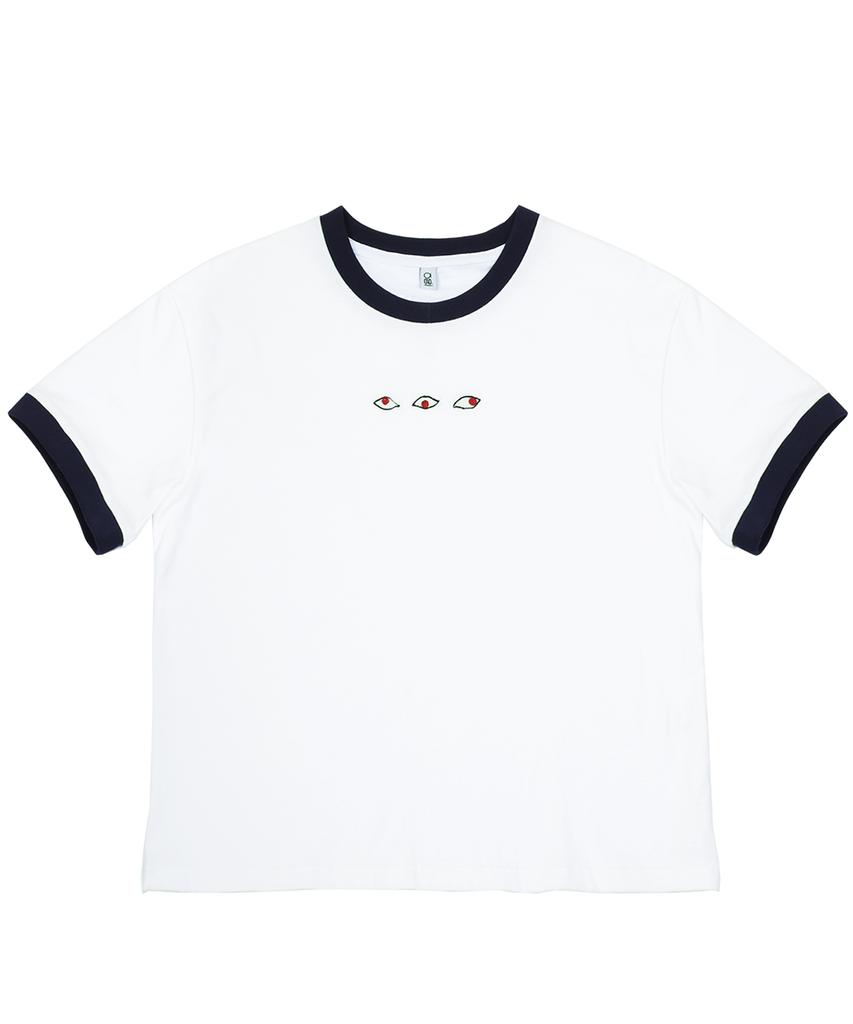 OGI Embroidered Ringer T-Shirt Size 01