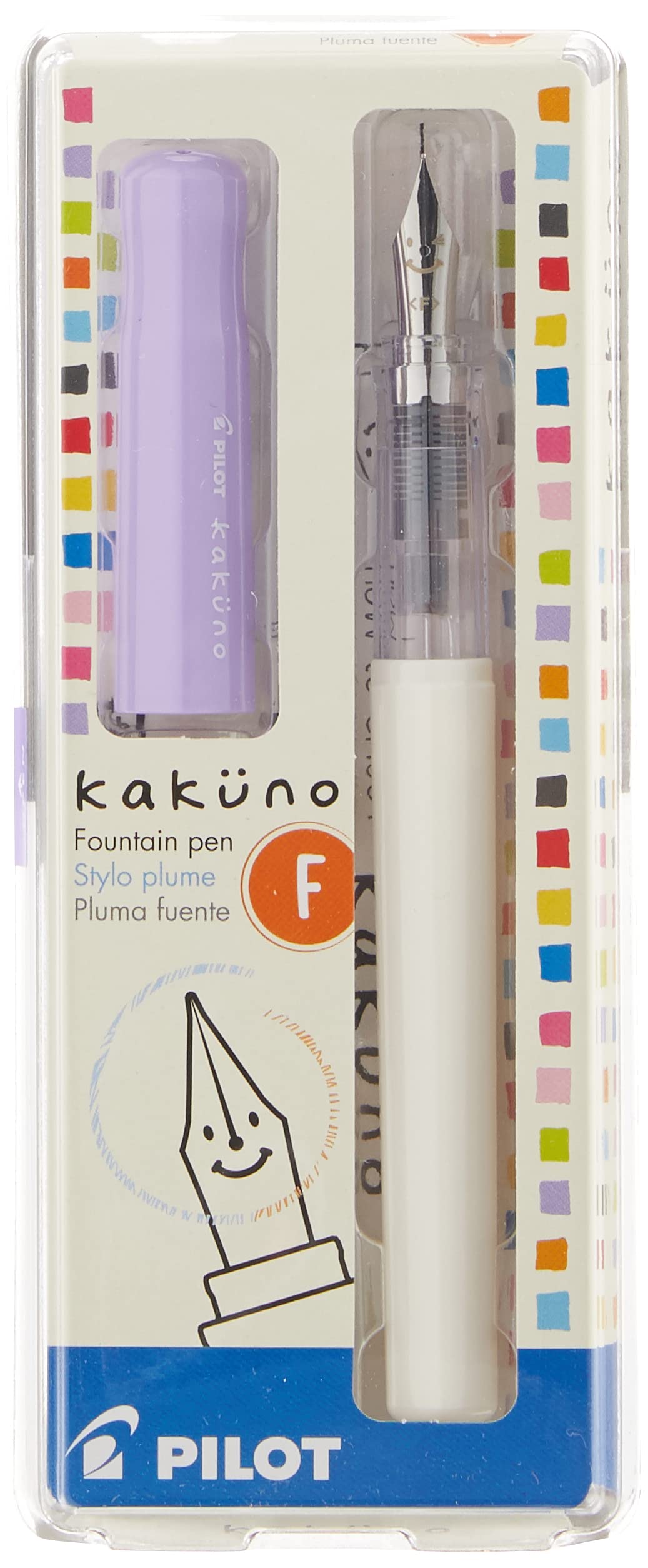 

Fine PILOT Fountain (White/Purple, Point) - Pen, White/Purple (90123)