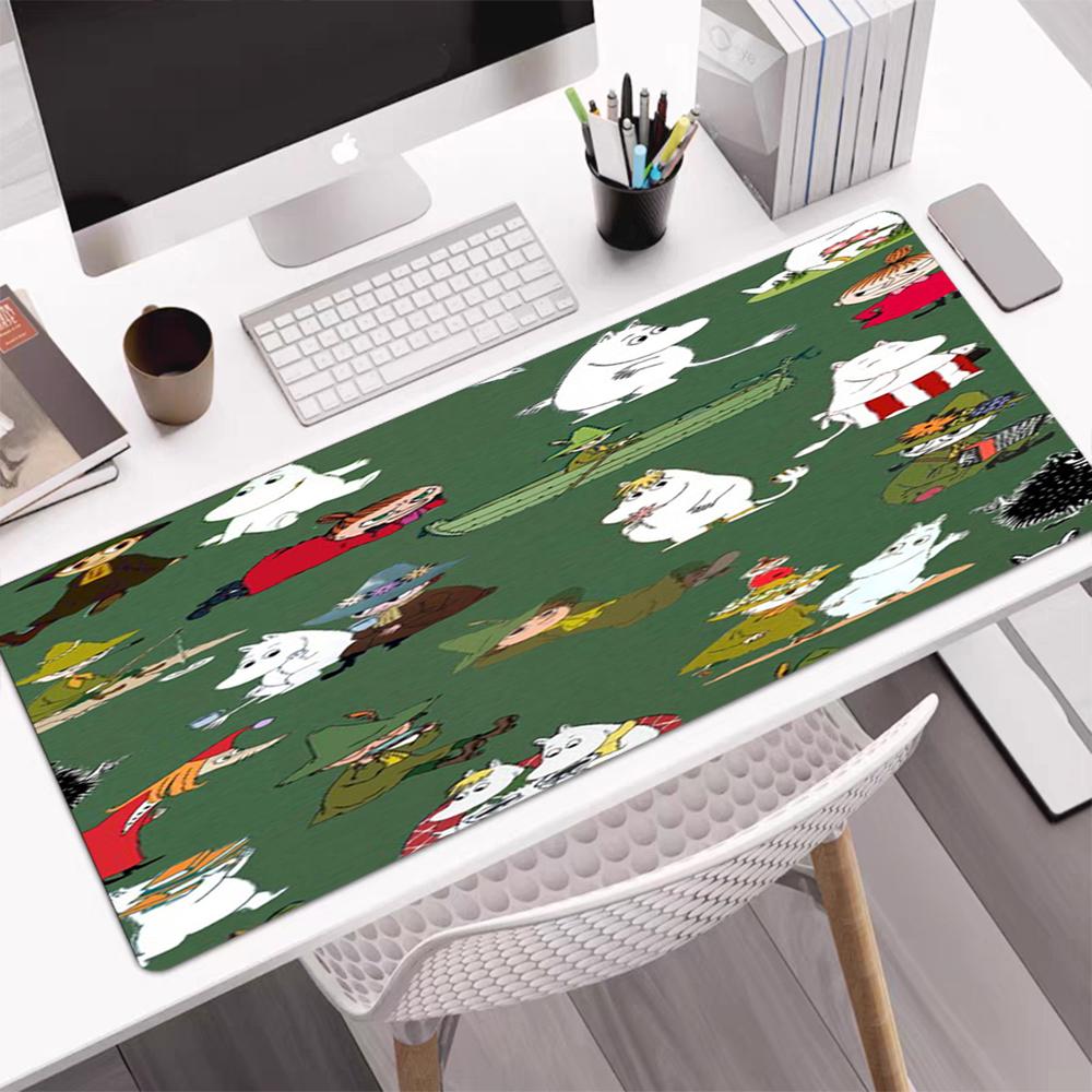 Moomin Theme Mouse Pad, Non Slip Rubber Base, Multifunctional Office & Home Decor, Perfect for Workspace Personalization.