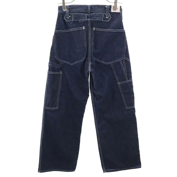 EVISU Denim painter pants Button fly cinch back jeans Women Used