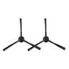 4 pièces/set Set de brosses latérales Accessoires Couleur noire Remplacement