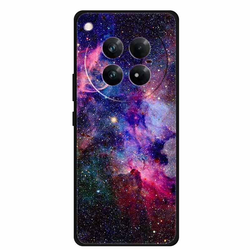 For Infinix Zero 40 5G Case Black Silicone TPU Painted Planet Cover Luxury Animal Case For Infinix Zero 40 4G Luxury FlowerFunda