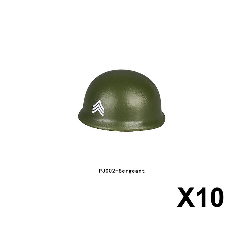 Military Building Block Set Military Supplies Waffen Accessory Soldier Colonel Helmet Gun Rifle M16 Waffen Box Ammunition Brick Toy