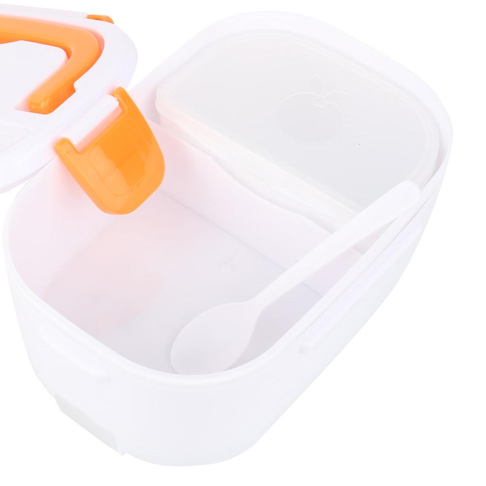 Portable Electric Heating Lunch Box Food Storage Container   (Orange)