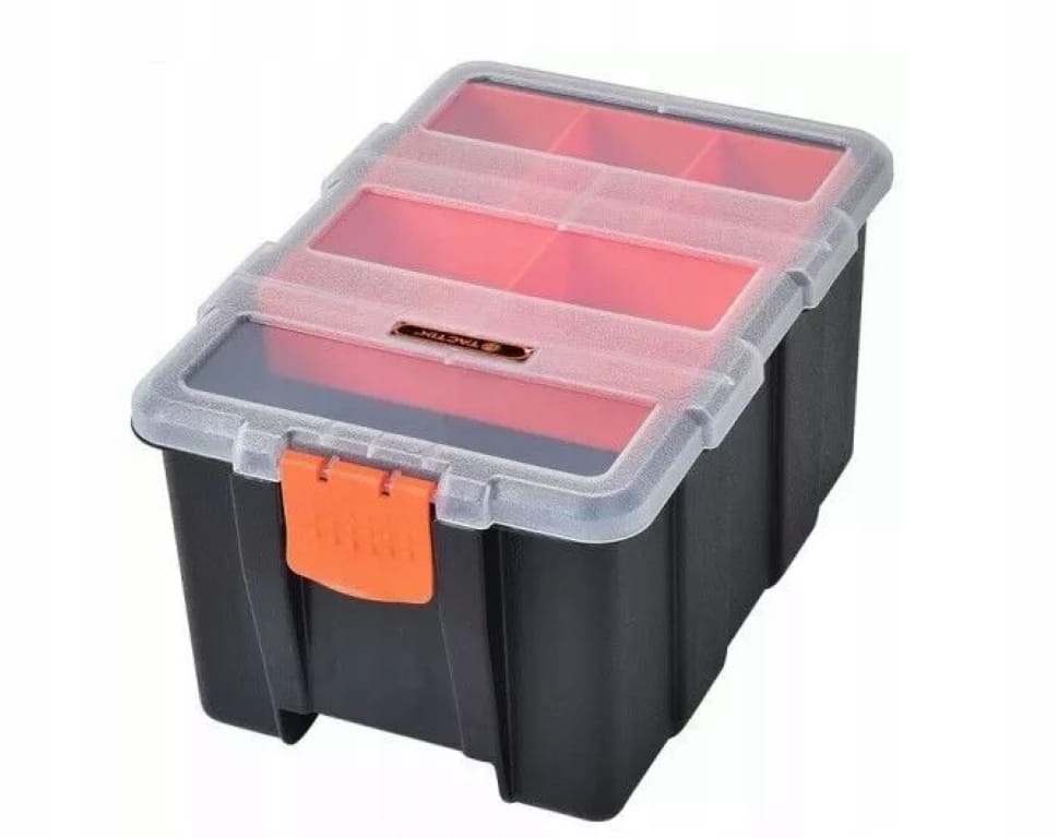 4-in-1 plastic workshop organizer set of 4 containers with latches
