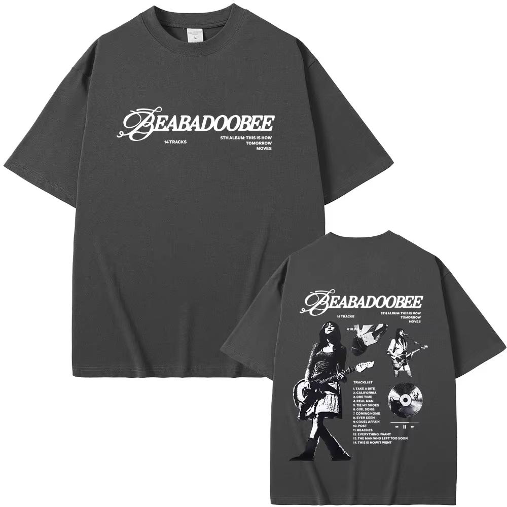 Beabadoobee This Is How Tomorrow Moves Tour T-shirts Men Women Hip Hop Fashion Oversized Streetwear T-shirts