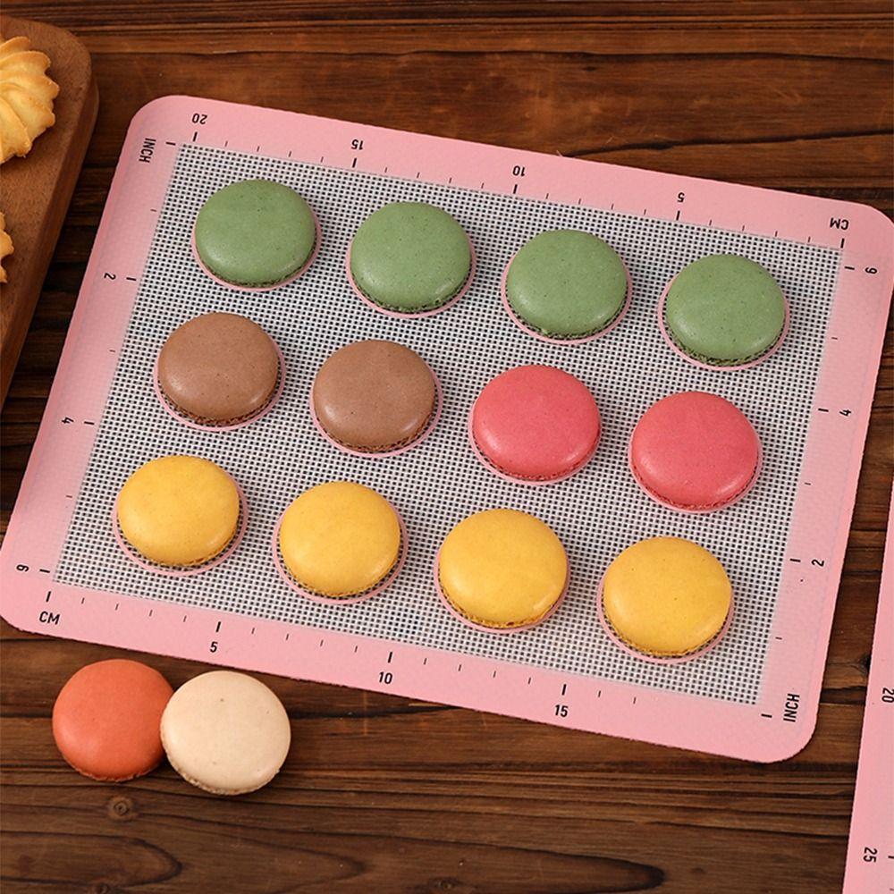 BPA Free Silicone Baking Mat Non Stick Oven Liner Sheets Macaron Cookie Pad  Baking Tool
