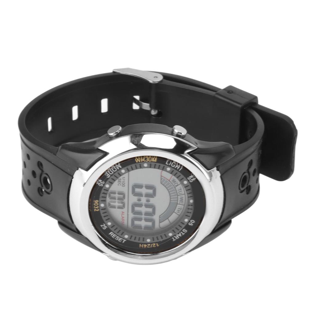 Sports Watch Luminous Waterproof Wear Resistant Alarm Function Stylish Digital Sports Watch for Outdoor Activities