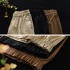 Women's Summer Literary Vintage Cropped Pants Solid Color Casual Youthful Wide-Leg Pants