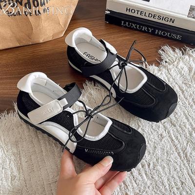 Sneakers Donna Punta Quadrata Sandali Bassi Scarpe Sportive Estive Donna 2025 Marca Rete Comfort Scarpe Casual Traspiranti Mujer Sandalias