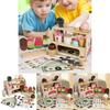 Wooden Childrens Play Kitchen Ice Cream Stand With Interactive Design For Kids Gift
