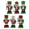 Nutcracker Figurine Crafts Wooden Nutcracker for Tabletop Shelves Birthday