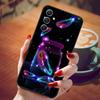 For Samsung Galaxy A55 5G Case Black TPU Silicone Beautiful Pattern Phone Cases for Galaxy A55 Shockproof Soft Cover A 55 6.6''